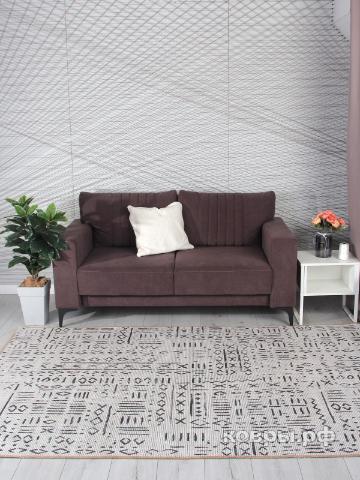 ковер Ковер ALPIN LAVIN AB739E BEIGE / BLACK — фото 2