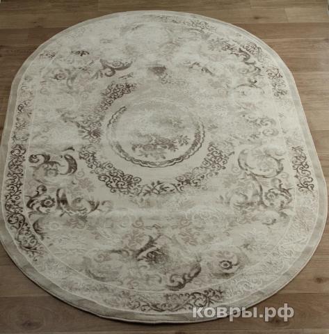 ковер KARMEN HALI ARMINA 03701A BROWN / BROWN Овал — фото 3