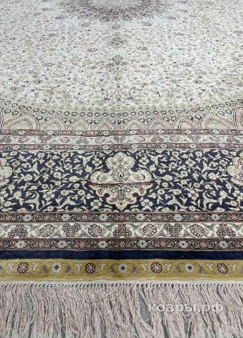 ковер ручной работы Шелковый Китайский ковер ручной работы 3.1x2.5 — фото 4