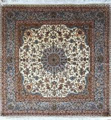 Шелковый Индийский ковер ручной работы Kashmir (Кашмир) 1.52x1.54