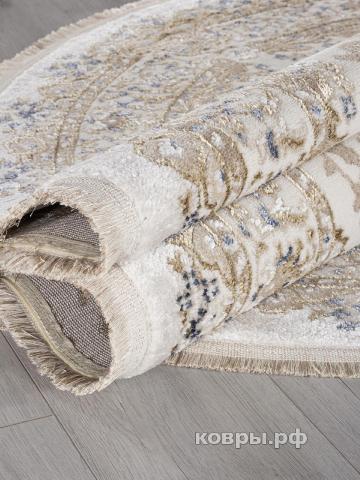 ковер Ковер KARDELEN MOSSO 27239A CREAM / BLUE Овал — фото 3