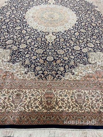 ковер ручной работы Шелковый Индийский ковер ручной работы Kashmir (Кашмир)  3.07x2.5 — фото 2