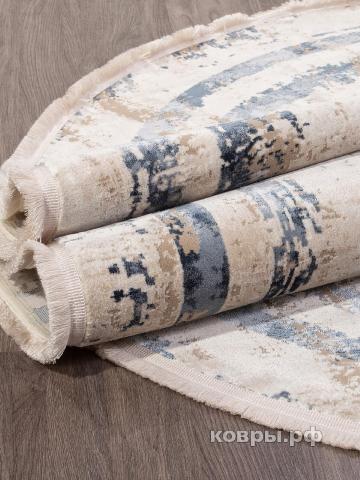 ковер KARMEN HALI LISSABON SI053T BROWN / BROWN Овал — фото 4