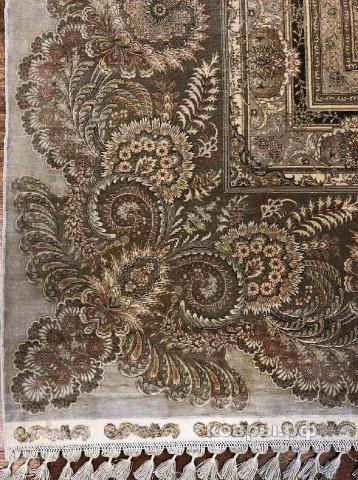 ковер ручной работы Шелковый Китайский ковер ручной работы 4.32x3.09 — фото 5