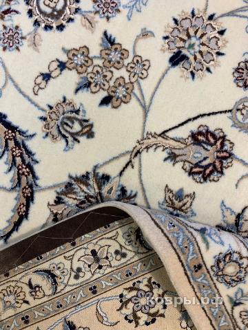 ковер ручной работы Иранский ковер ручной работы из шелка и шерсти Nain (Наин) 6x4 — фото 2