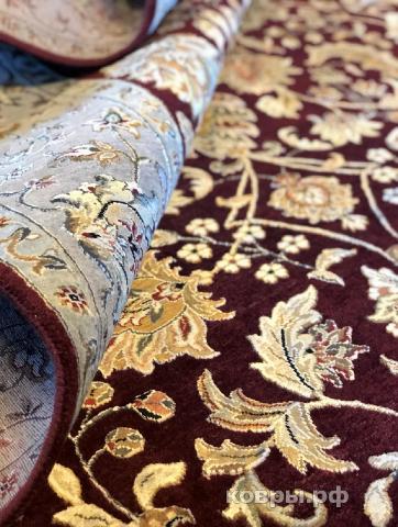 ковер ручной работы Индийский ковер ручной работы из шелка и шерсти Agra (Агра)  2.84x1.91 — фото 3