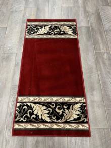 Коврик № 870,бордовый,размер 0,7 на 1,5 метра