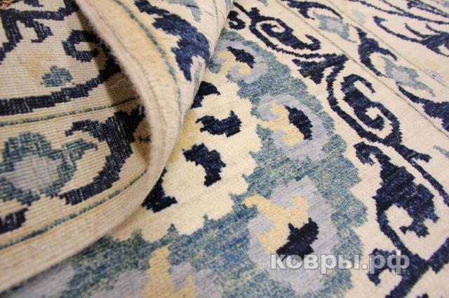 ковер ручной работы Шелковый Афганский ковер ручной работы Susane (Сюзане) 4.19x3.02 — фото 4