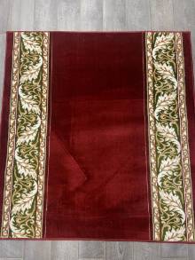 Коврик № 1739,бордовый,размер 1,5 на 1,6 метра