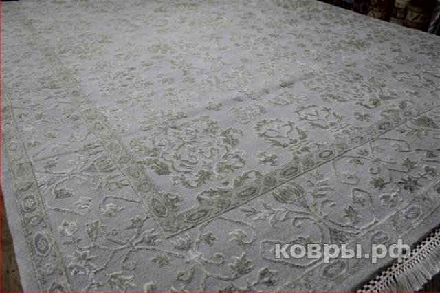 ковер ручной работы Индийский ковер ручной работы Жайпур Агра 2.46x3.08м — фото 3