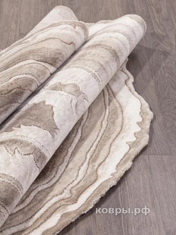 ковер KARMEN HALI SAFIR 00847A BROWN / BROWN Круг — фото 3