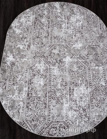 ковер Ковер MERINOS SILVER F390 GRAY Овал — фото 2