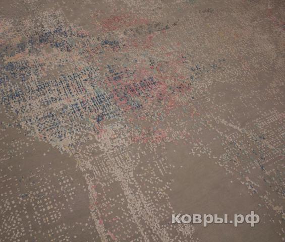 ковер ручной работы Индийский ковер ручной работы из шелка и шерсти 3.75x2.83 — фото 4