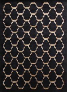 Индийский ковер ручной работы из шелка и шерсти 3.01x2.54