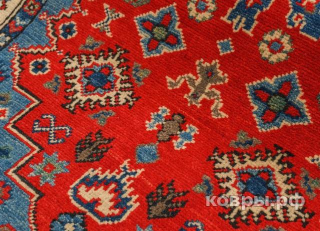 ковер ручной работы Пакистанский ковер ручной работы Казах 1.05x1.49м — фото 11