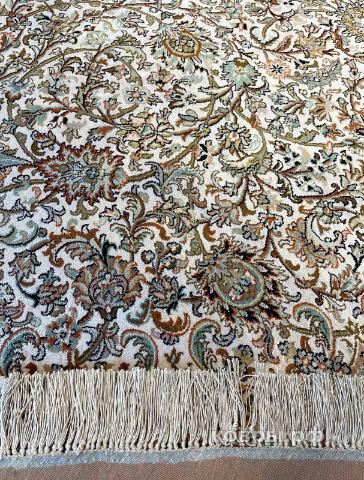 ковер ручной работы Шелковый Индийский ковер ручной работы Kashmir (Кашмир) 3.05x3.05 — фото 4