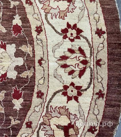 ковер ручной работы Шелковый Афганский ковер ручной работы Сhoubi Ziegler (Чуби зиглер) 2.83x2.85 — фото 4