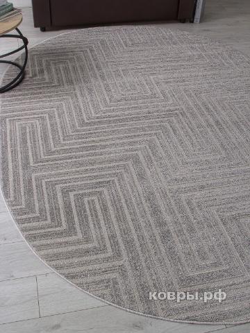 ковер Ковер MERINOS DIOS F412 LIGHT GRAY Овал — фото 4