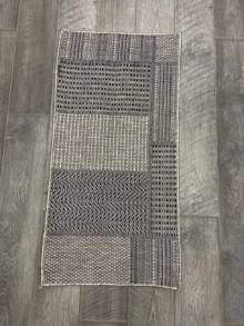 Коврик № 1804,серый,размера 0,58 на 1,16 метра