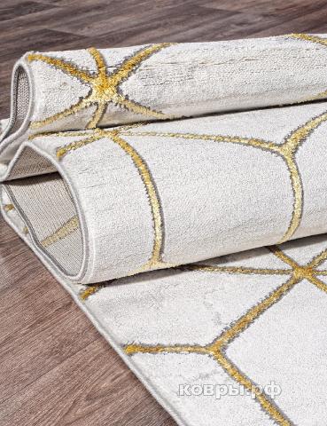 ковер KARMEN HALI OMEGA 04426E GOLD / GOLD — фото 3
