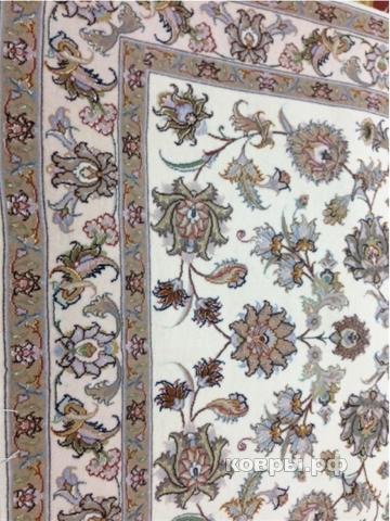 ковер ручной работы Иранский ковер ручной работы Тебриз 1.06x1.55м — фото 3