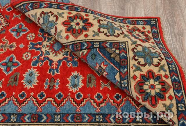 ковер ручной работы Пакистанский ковер ручной работы Казах 1.05x1.49м — фото 12