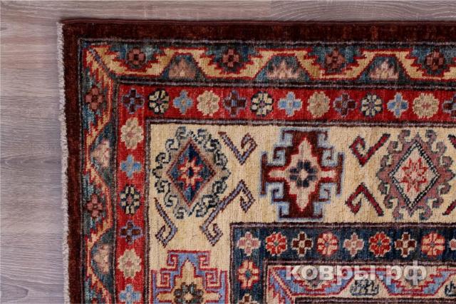 ковер ручной работы Пакистанский ковер ручной работы Казах 1.83x2.63м — фото 4