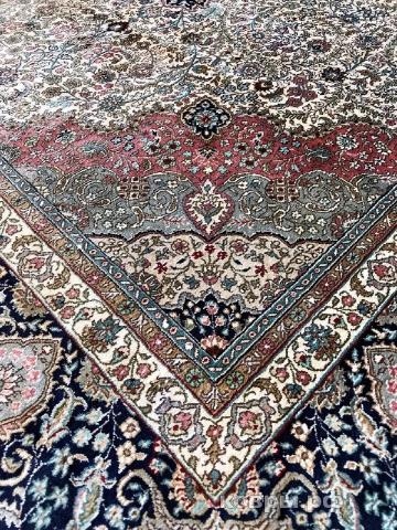 ковер ручной работы Шелковый Китайский ковер ручной работы 2.43x1.56 — фото 4