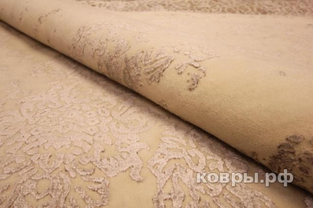 ковер ручной работы Индийский ковер ручной работы из шелка и шерсти 2.34x1.76 — фото 3