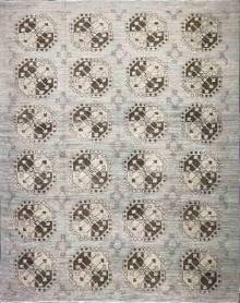 Шерстяной Пакистанский ковер ручной работы Сhoubi (Чуби)  3.49x2.74