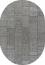 ковер Ковер MERINOS KAIR S160 DARK GRAY Овал