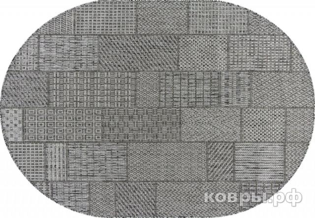 ковер Ковер MERINOS KAIR S160 DARK GRAY Овал