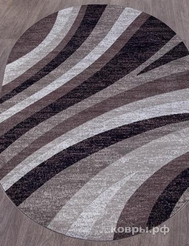 ковер MERINOS SILVER d234 GRAY-PURPLE Овал — фото 2