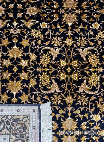 ковер ручной работы Шелковый Индийский ковер ручной работы Kashmir (Кашмир) 2.71x1.72 — фото 4