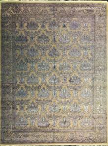 Индийский ковер ручной работы из шелка и шерсти Radjput (Раджпут) 4.01x3.05