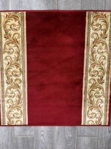 Коврик№706, бордовый,размер 1 на 1 метр