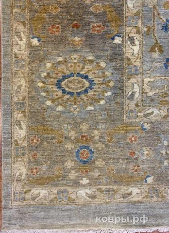 ковер ручной работы Шелковый Афганский ковер ручной работы Сhoubi (Чуби) 5.48x3.71 — фото 3