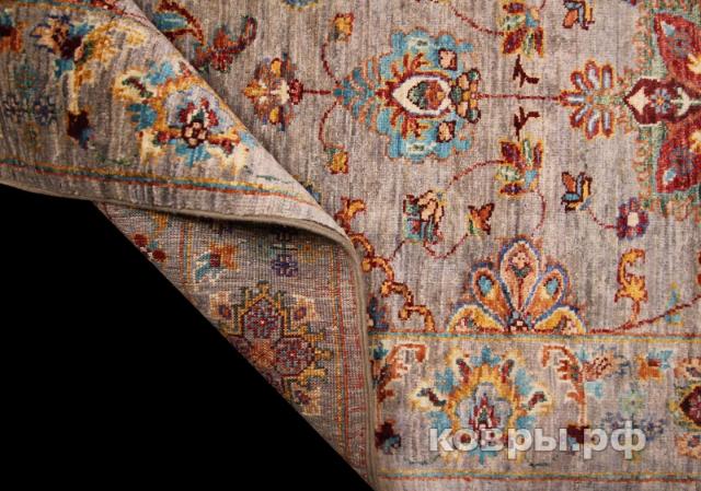 ковер ручной работы Шелковый Афганский ковер ручной работы Waziri (Вазири) 2.91x0.83 — фото 7