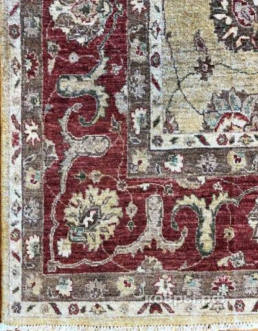 ковер ручной работы Афганский ковер ручной работы из шелка и шерсти Сhoubi Ziegler (Чуби зиглер) 2.6x2.51 — фото 3