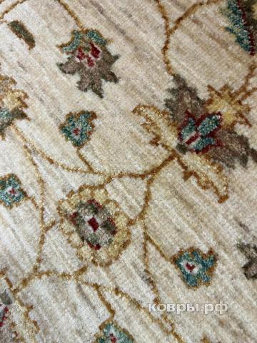 ковер ручной работы Афганский ковер ручной работы из шелка и шерсти Сhoubi Ziegler (Чуби зиглер) 1.85x0.79 — фото 2