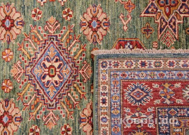 ковер ручной работы Шерстяной Афганский ковер ручной работы Kazakh (Казах) 1.94x1.51 — фото 2