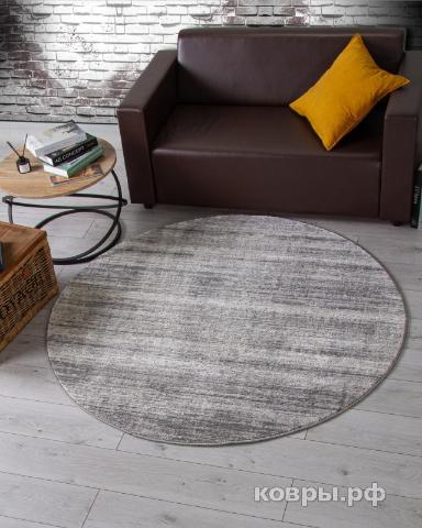 ковер Ковер KARMEN HALI ARMINA 04077G GREY / GREY Круг — фото 4