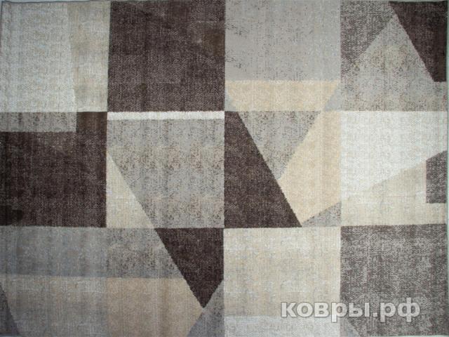 ковер Ковер AIDIN CARPET PRAGA 06052A BROWN / TOZ GRI