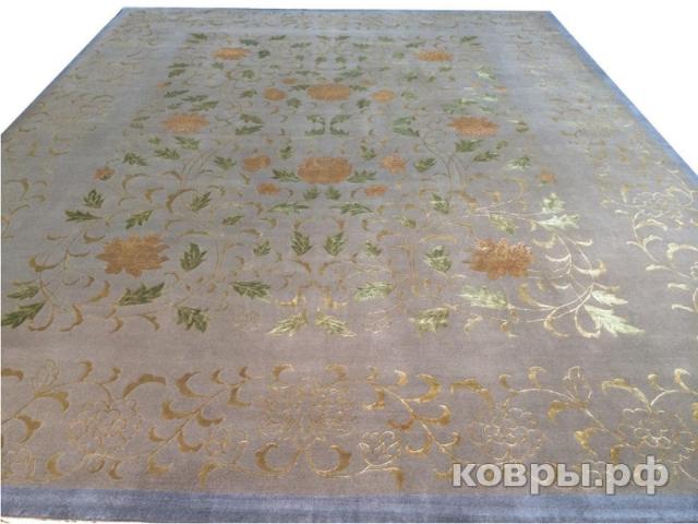 ковер ручной работы Дизайнерский ковер ручной работы из шерсти дикого яка 070 3.66x4.57 — фото 2