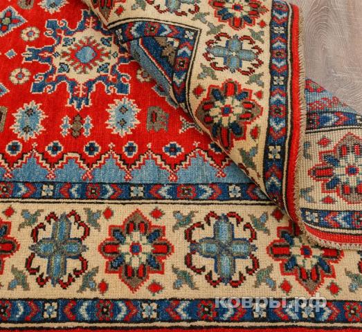 ковер ручной работы Пакистанский ковер ручной работы Казах 1.05x1.49м — фото 13