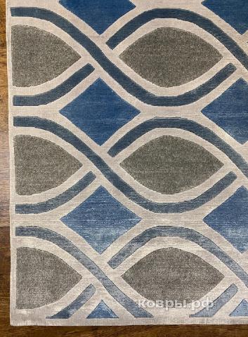 ковер ручной работы Индийский ковер ручной работы из шелка и шерсти 2.98x2.05 — фото 3