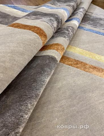 ковер ручной работы Индийский ковер ручной работы из шелка и шерсти 3.65x2.74 — фото 2