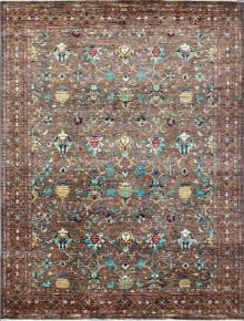 Шелковый Афганский ковер ручной работы Waziri (Вазири солтани)  3.64x2.7 Шелковый Афганский ковер ручной работы Waziri (Вазири солтани)  3.64x2.7