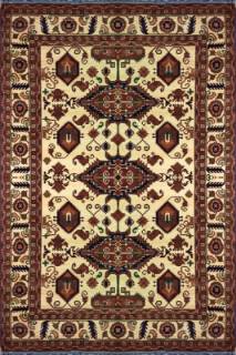 Афганский ковер ручной работы из шелка и шерсти Merinos (Меринос)  2.84x2