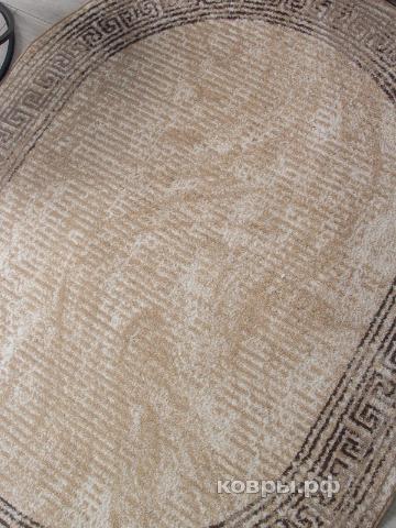 ковер Ковер AIDIN CARPET PRAGA 06022A TOZ GRI / BROWN Овал — фото 2